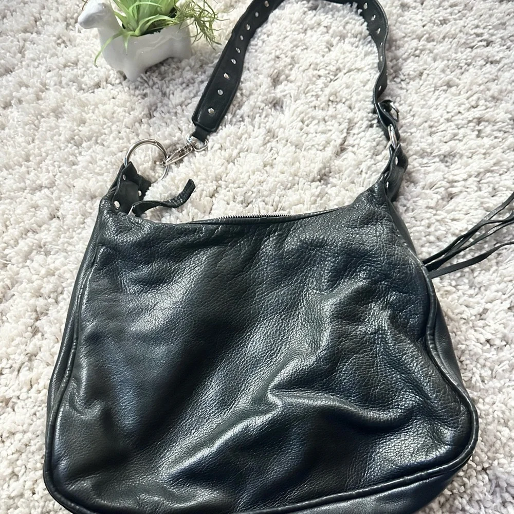 Faux leather black purse women’s tote over the shoulder big wallet hand …
